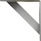 Ekena Millwork Traditional Steel Bracket, Stainless Steel 2"W x 14"D x 14"H BKTM02X14X14TRSS - alternate 3